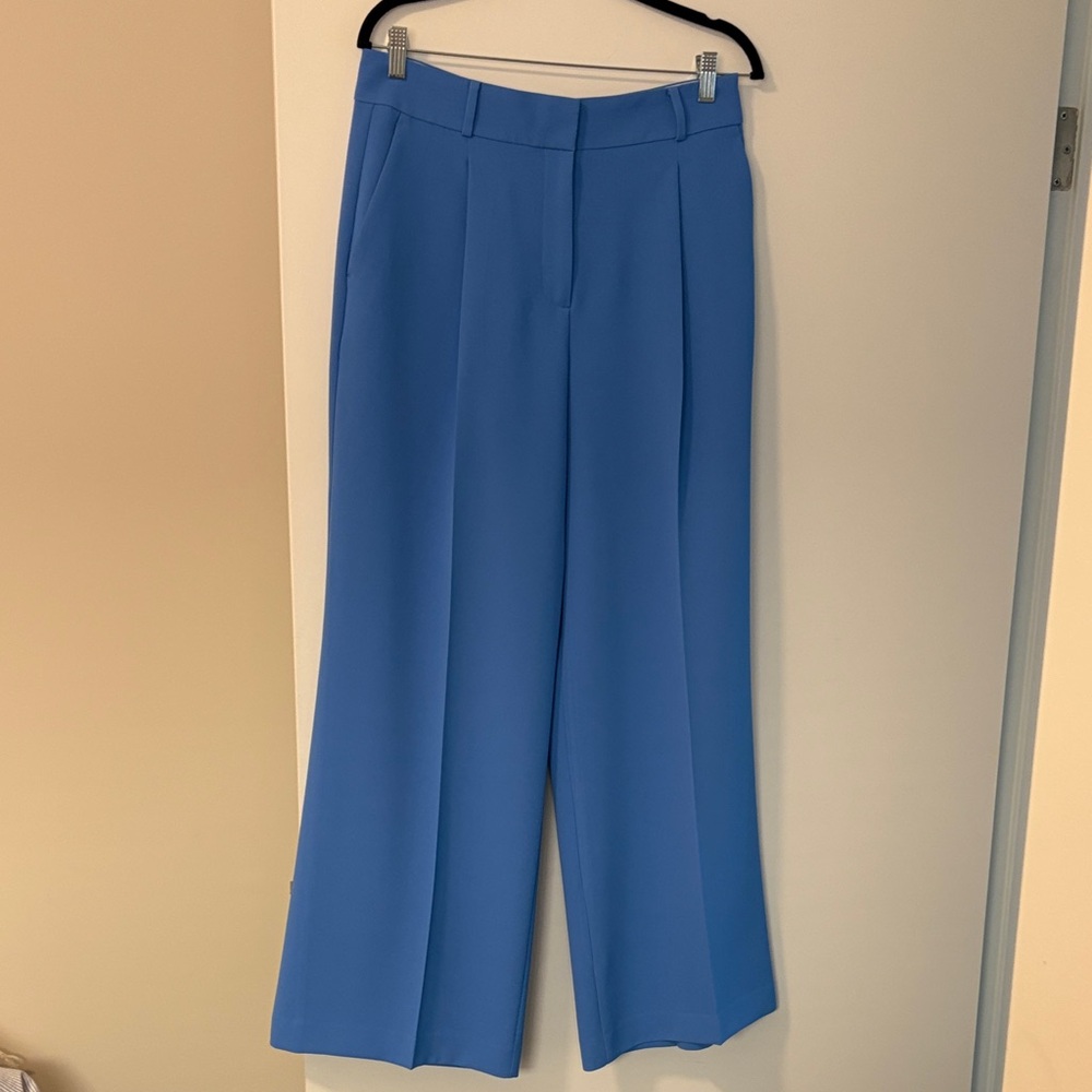 Ann Taylor Sky Blue Wide-Leg Pants